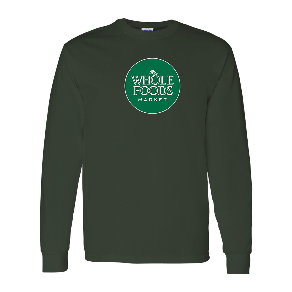 Men's Whole Foods Market Gildan Heavy Cotton Long Sleeve T-Shirt